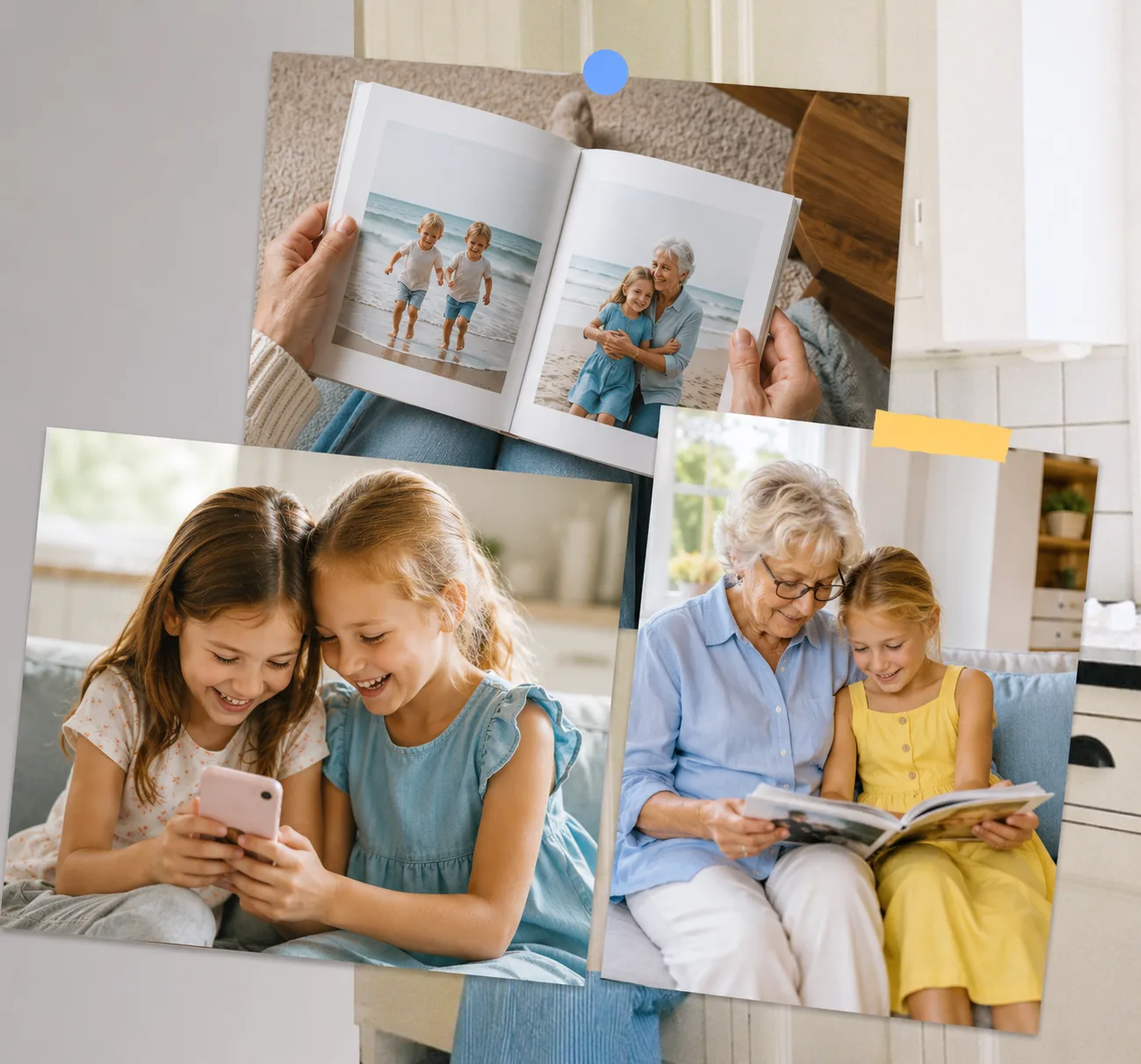 Neveo family journal collage